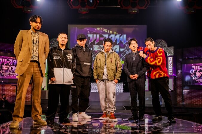 ABEMA『ありがとうSTUDIO COAST　フリースタイルモンスター』 2022年1月2日（日）夜9時より5回にわたり独占放送! ラスボスとして孤高のラッパー・般若が降臨!モンスターを倒し般若までたどり着くチャレンジャーは現れるのか！？ 1枚目