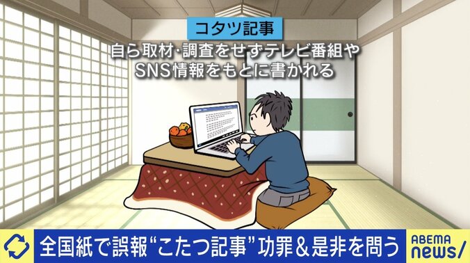 毎日新聞“こたつ記事”誤報に波紋 是非と功罪