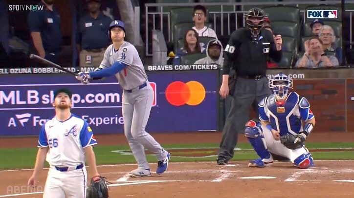 【写真・画像】佐々木朗希の豪速球に大砲オズナが憮然 155キロ「火の玉ストレート」で“微動だにせず”…圧巻奪三振の瞬間　1枚目