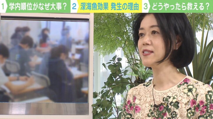 “学内成績が低迷する生徒=深海魚”個人の努力だけでなく学校の働きかけも重要に 教育経済学者「周りの子と比較せず“過去の自分”から伸びたかを」
