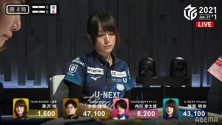 連対クイーンが眩しすぎる!瑞原明奈、15戦で13連対、約87%にファンも喝采「さっすがー!」「アキナ最強!」/麻雀・Mリーグ