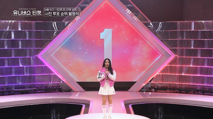 美しすぎるミャンマー出身の23歳練習生が82人中1位の快挙！顔を覆い喜び爆発、感謝を明かす オーディション番組『UNIVERSE TICKET』