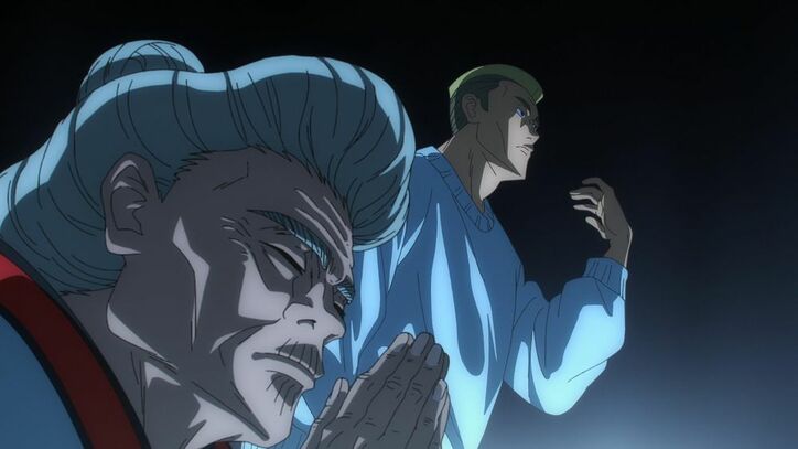 アニメ「呪術廻戦」35話場面カット オガミ婆と孫