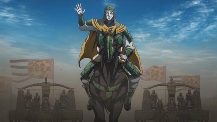 アニメ「キングダム」蒙武も進軍を開始！一方でカ燐は…第9話先行カット＆あらすじ公開