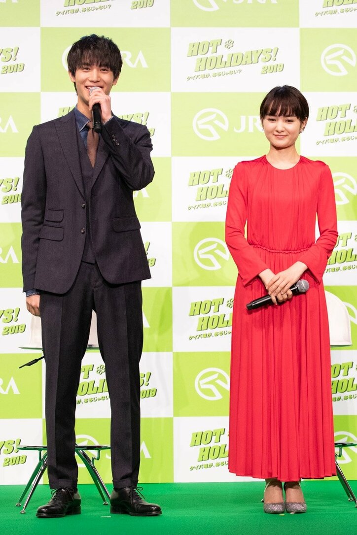 高畑充希、CM共演の中川大志＆葵わかなに「フレッシュで果汁が出そう」