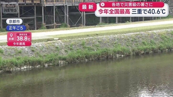 京都市の鴨川沿い