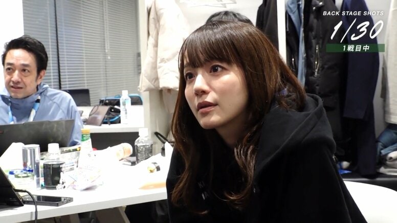 美女ママ雀士、仲間の勇姿に超高速「ナイス！」ファンも喜ぶ笑顔をお届けシーン／麻雀・Mリーグ