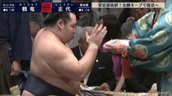 鶴竜が7連勝　今年3度目の賜杯に向けストレート勝ち越しにあと1勝