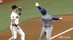 自ら「セーフ！」猛アピール！ 大谷翔平、50盗塁成功で誰もが固唾を飲んだ一瞬…判定に「ホッ」歴史的“大谷劇場”