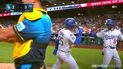 大谷翔平の“コスデコ”ポーズが新流行！？CMで見せたあの決めポーズが浸透中 好調エドマンも2ラン後に披露