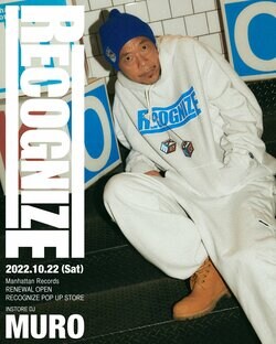 MUROがデザインするRECOGNIZEとManhattan Recordsのコラボレーションアイテムが発売！10月22日(土)にはManhattan Recordsのリニューアルオープンを記念してPOP UPイベントが開催決定。