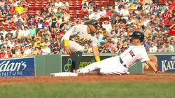 絶好調・吉田正尚、足でもノリノリ 絶品スライディングで今季5個目の盗塁 NPB時代は年間平均3個