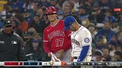 大谷翔平、最終戦でも2つ目の敬遠 異様な雰囲気の中20個目 一塁上では笑顔も