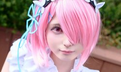 Getting Excited in a Frilly Maid Outfit! First Attempt at Cosplaying Ram from 'Re:ZERO'