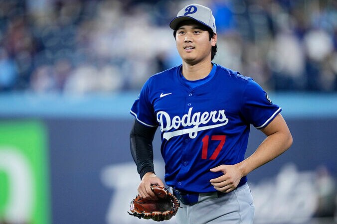 【写真・画像】大谷翔平、ワールドシリーズ前日練習で敵地トロントでフリー打撃　1枚目