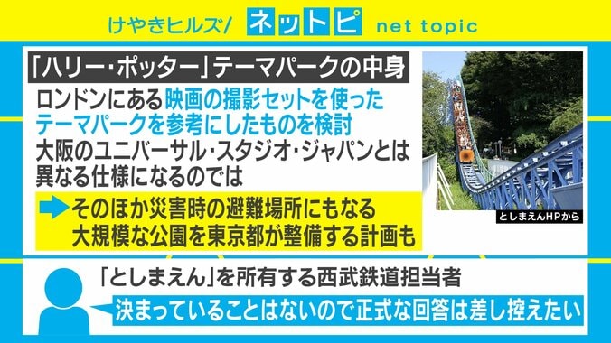 「としまえん」が約90年の歴史に幕 跡地には“ハリポタ”テーマパークの計画も 2枚目