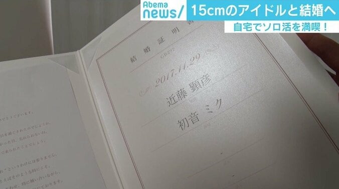 15cmアイドルと結婚、「選択肢が広がる」「不可能が可能になった」進化する“ソロ活”の世界 7枚目