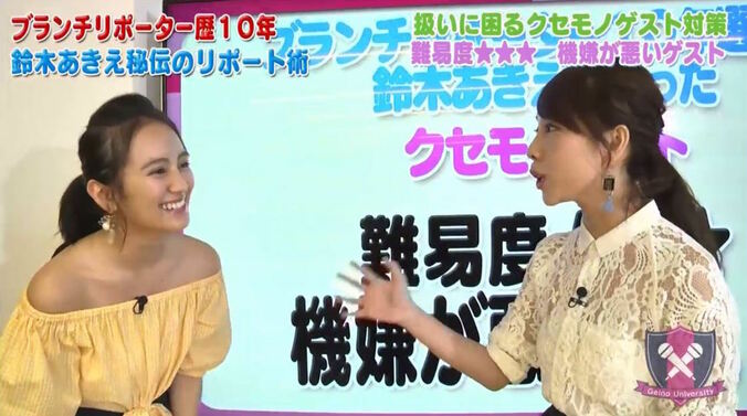 ブランチリポーター歴10年・鈴木あきえ、困ったゲストの特徴を語る 2枚目