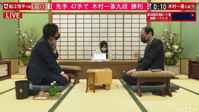 攻め合いだって強い！「千駄ヶ谷の受け師」木村一基九段、わずか47手で勝利／将棋・朝日杯 1枚目