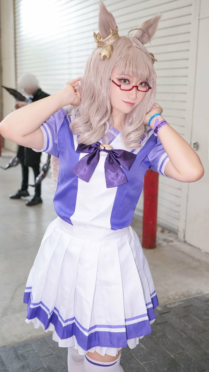 【写真・画像】『ウマ娘 プリティーダービー』ビワハヤヒデコスプレ画像　1枚目