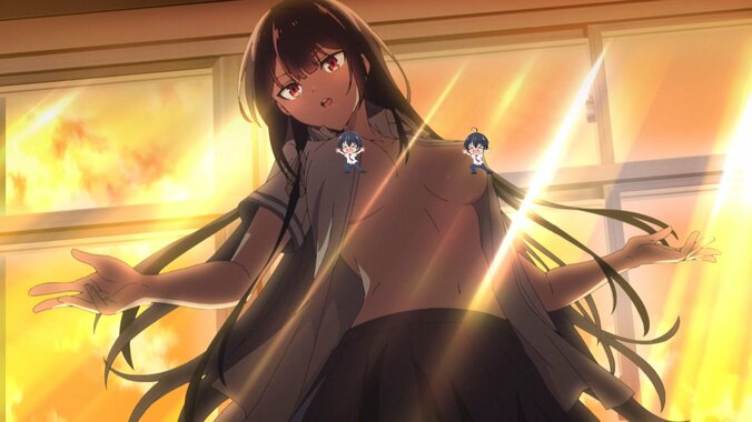 アニメ「履いてください、鷹峰さん」第1話場面カット06