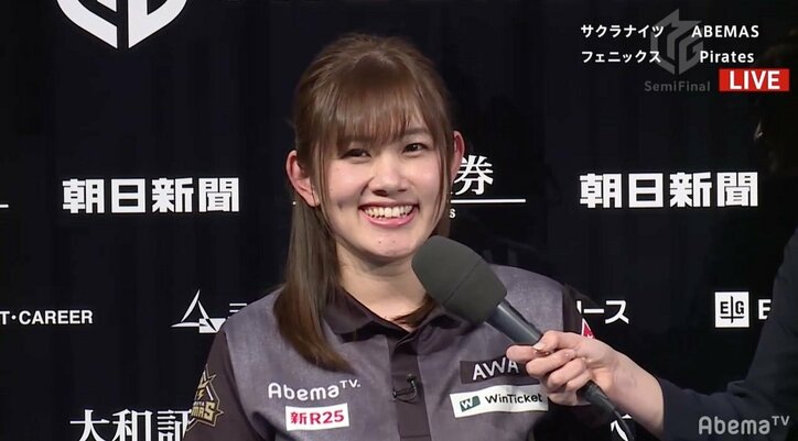 “I believe”打法再び！日向藍子、難所でトップのLOVEパワー炸裂／麻雀・Mリーグ