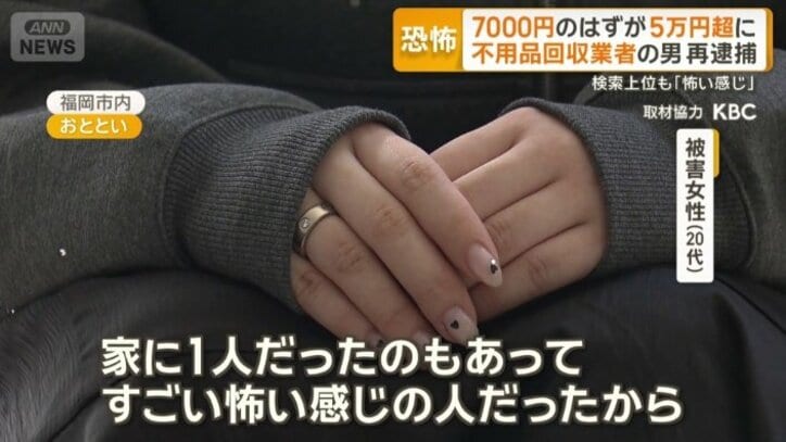 被害女性（20代）