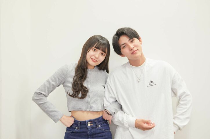 ねおの妹・山崎美優(みゆ)、熊川輝(ひかる)とカップルに!お互いの好きなところは?ラブラブの2人に直撃『今日好き』春桜編