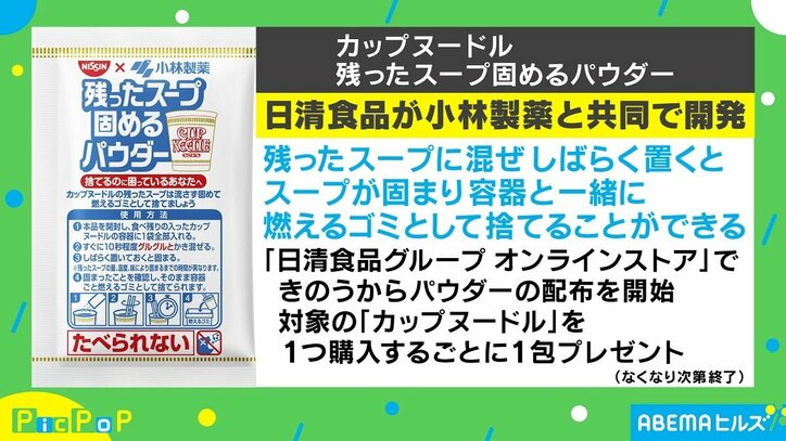 『カップヌードル』を食べた後の悩みを解決！ 「スープ固めるパウダー」開発の経緯を日清食品に聞いた