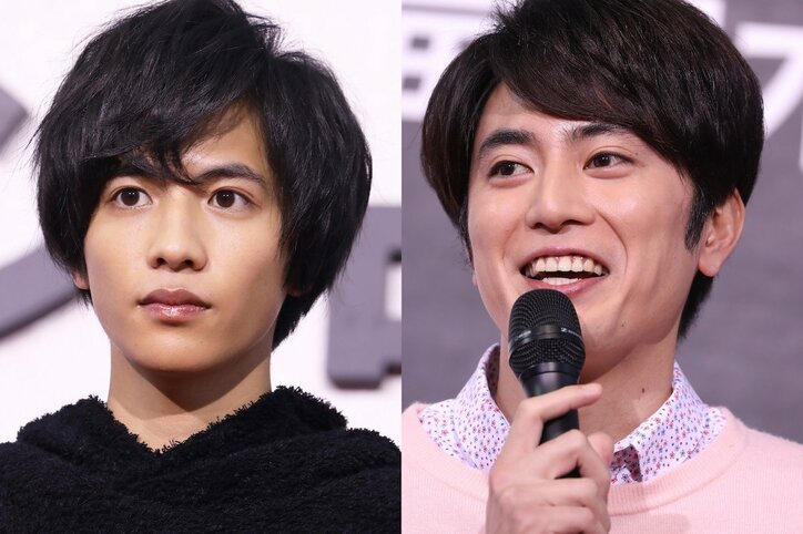 間宮祥太朗、会見で噛んだ志尊淳をなでなで「大丈夫か？怖くないよ」