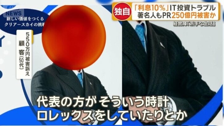 派手な生活をしていた経営陣