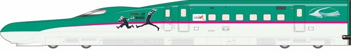 【写真・画像】『呪術廻戦』とJR東日本がコラボ!E5系ラッピング新幹線&限定ボイス企画&スタンプラリー実施 2枚目