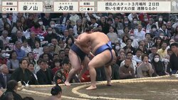 「化け物です」「将来楽しみ」“規格外の大器”、押し力士相手に圧勝 強者の表情にも注目「大物感ハンパない」