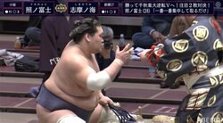 2敗同士の一番は照ノ富士が圧勝 元若乃花「（志摩ノ海は）なす術がない」
