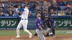 大谷翔平の豪快52号アーチに相手投手“確信ガックリ”…ボール球を強引に持っていかれ思わず“お口あんぐり”の瞬間