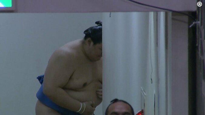 大の里の独特なルーティン