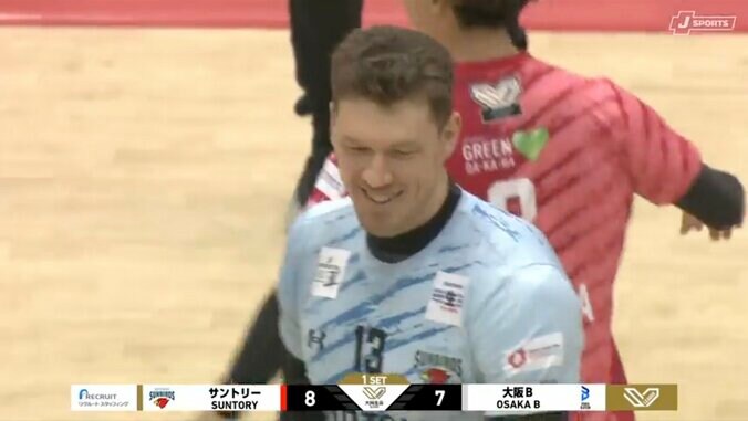 得点につながり笑顔のムセルスキー