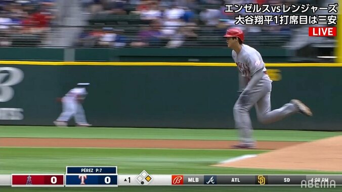 大谷翔平、休みなしの開幕10戦連続スタメンもキレキレ 初回から好走塁にファン「覚醒してる」「攻めるねー！」 1枚目