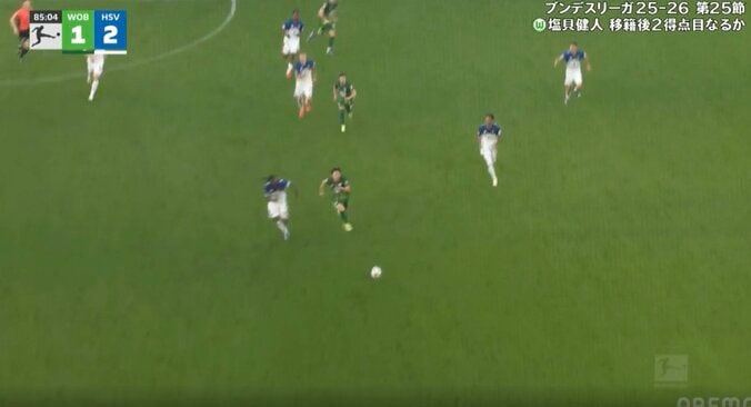 ウソでしょ…！？ 塩貝健人、目を疑う“まさかの光景”「速すぎる」ナイジェリア代表をぶち抜く“驚異のスプリント”に場内騒然「爆発的な加速力だな」 3枚目