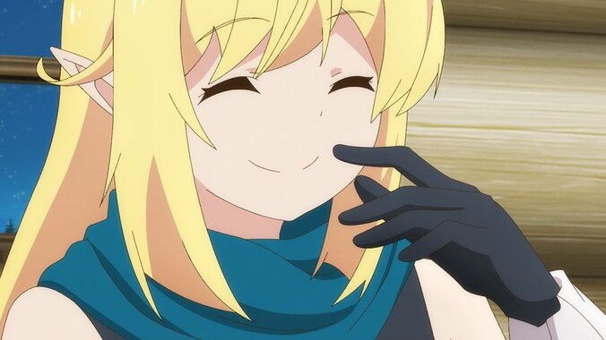 アニメ「スライム倒して300年」第3話先行カット＆あらすじ公開！美少女エルフを匿うアズサだが… 3枚目