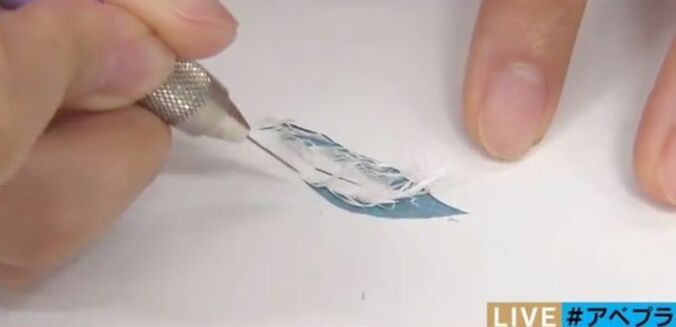 ネットで話題の「奇跡の切り絵」　大きな作品だと価格300万円も 5枚目