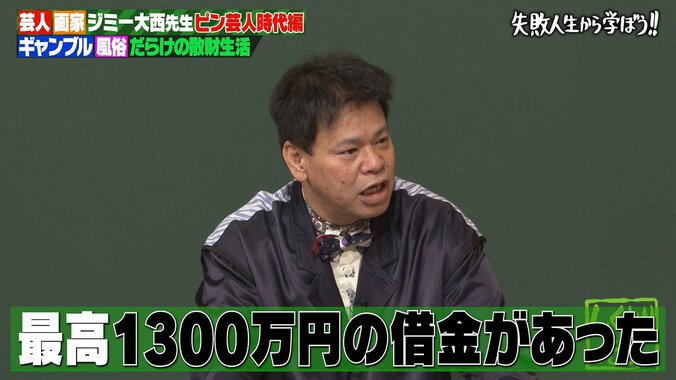 ジミー大西、借金取りからキャンピングカーで逃げ回った過去を告白 1枚目