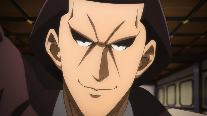 アニメ「るろうに剣心」佐渡島方治場面カット