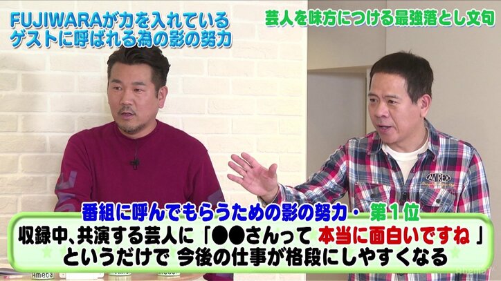FUJIWARA原西、若手女性芸能人にギャグを伝授　ポイントは顔面力