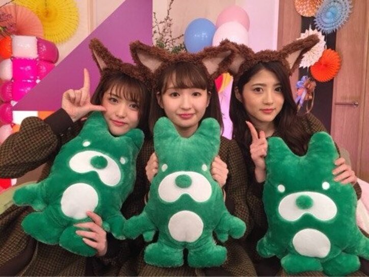 乃木坂46がアメブロをスタート　“犬メン”松村・井上・若月の3ショット公開