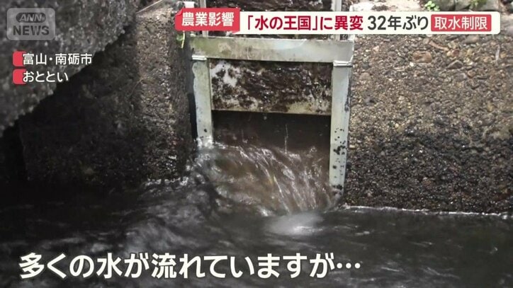 多くの水が流れていますが…
