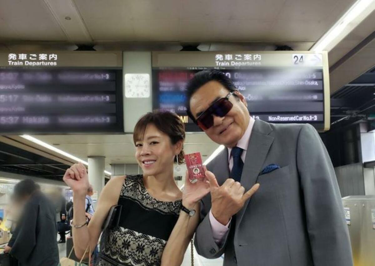 高橋英樹・真麻 サイン色紙 高橋英樹さん 直筆サイン色紙（2枚）