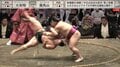 霧馬山、勢い余って土俵で回転 ファンからは「すげぇ回り方」「ブレイクダンス」などの声