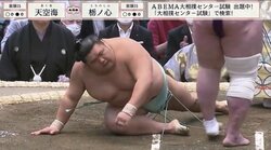 栃ノ心のかち上げに天空海が膝から崩れ落ちる！ 立ち合いの衝撃に視聴者「大型トラックにぶつかった」
