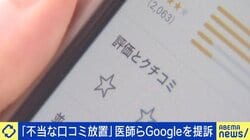 Googleマップの“口コミ”めぐり医師らが提訴 「患者の言いなりになったら医療をちゃんと保てない」 過去に開示請求した現役医師「裁判に勝っても赤字」